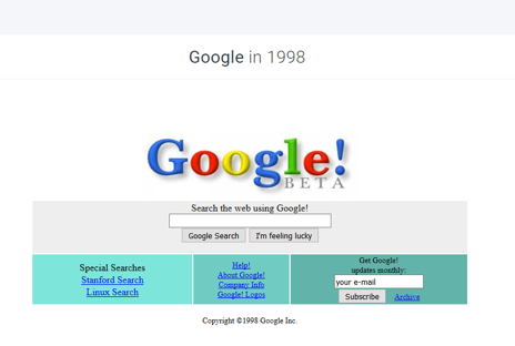 Google 1998