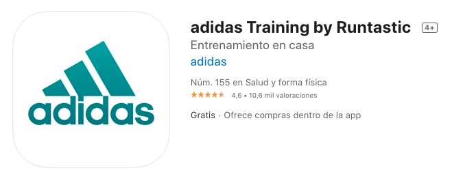 Adidas Training by Runtastic